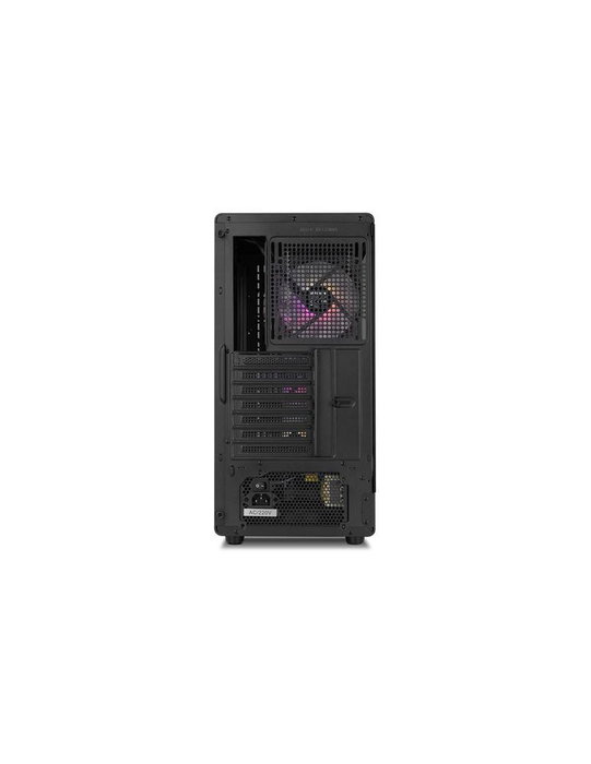 Nox Mesh Infinity Iota Boîte PC Gaming Argent Midi Tower ARGB USB 3.0 Noir Nox Mesh Infinity Iota Boîte PC Gaming Argent Midi Tower ARGB USB 3.0 Noir