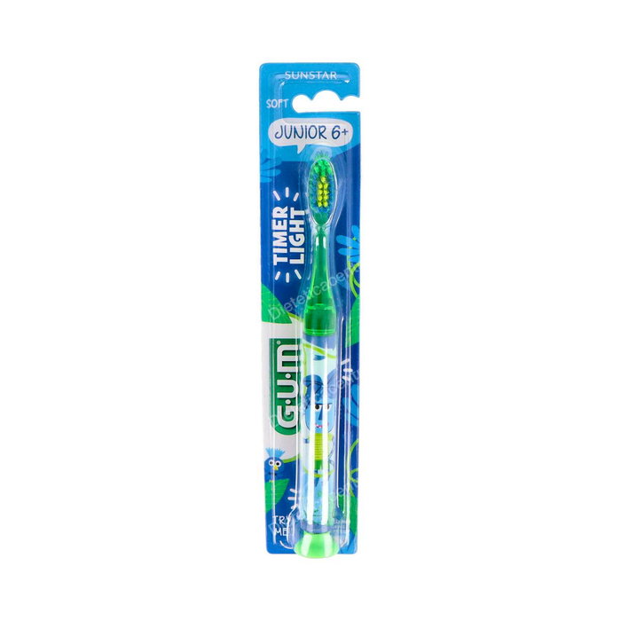 GUM Brosse à dents Junior 903 avec lumière et monstres GUM Brosse à dents Junior 903 avec lumière et monstres
