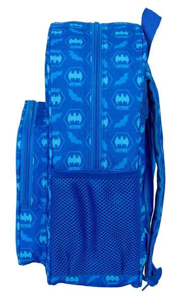 Safta Mochila infantile adaptable en poussette Batman pour préscolaire, sac à dos 26x34x11 cm, âge minimum 3 ans