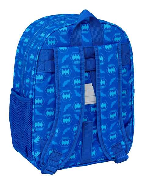 Safta Mochila infantile adaptable en poussette Batman pour préscolaire, sac à dos 26x34x11 cm, âge minimum 3 ans