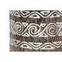 Home ESPRIT Cache-pot Blanc Marron Bois 30 x 30 x 120 cm