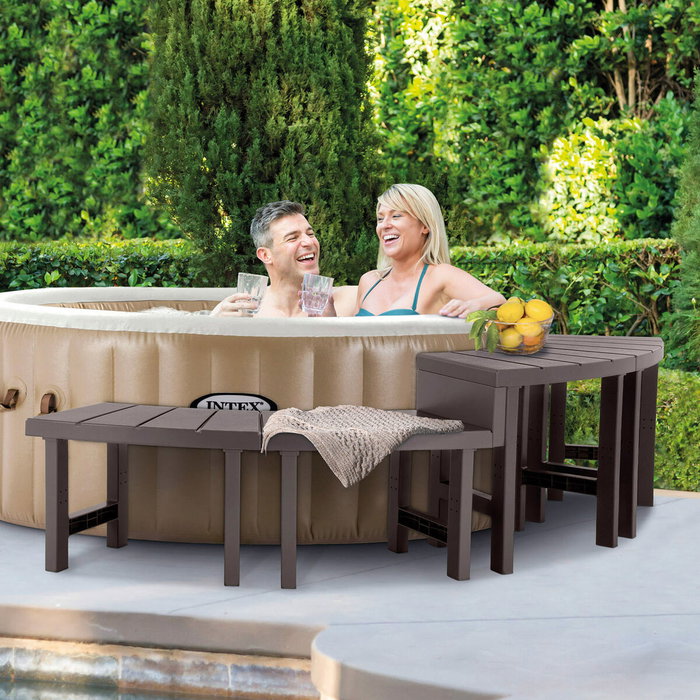 Intex Entourage de spa 4 places rond - 28515