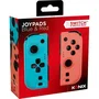 Konix Joypads - Manettes sans fil pour Nintendo Switch et Switch OLED - Autonomie 8 h - Fonction vibration - Bleu et Rouge