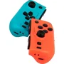 Konix Joypads - Manettes sans fil pour Nintendo Switch et Switch OLED - Autonomie 8 h - Fonction vibration - Bleu et Rouge