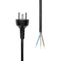 MicroConnect Câble d'alimentation Type K EDB extrémité ouverte 3m Noir