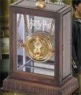 The Noble Collection Réplique du Retourneur de Temps Harry Potter avec pendentif plaqué or 24 carats