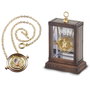The Noble Collection Réplique du Retourneur de Temps Harry Potter avec pendentif plaqué or 24 carats