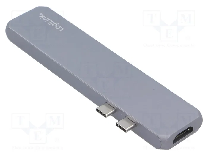 LOGILINK Hub USB 3.0 Argent avec lecteurs de cartes et ports USB