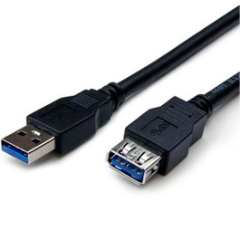 Equip Câble USB 3.0 de Type A à A - 2 mètres - Jusqu'à 5 Gbps - Compatible USB 2.0 et 1.1