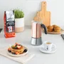 Bialetti Cafetière italienne New Venus, 6 tasses 0.24L, en cuivre, compatible induction, conception élégante pour café aromatique