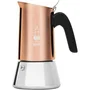 Bialetti Cafetière italienne New Venus, 6 tasses 0.24L, en cuivre, compatible induction, conception élégante pour café aromatique