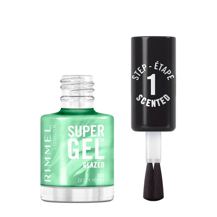 Rimmel London SUPER GEL - Vernis à ongles Gel longue tenue 14 jours - N°123 Zesty Icing - 12 ml