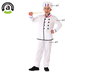 Disfraz de Chef pour Enfant Garçon - Costume Cocinero 3-4 Ans Blanc avec Chapeau - Thème Métiers - Composition Polyester