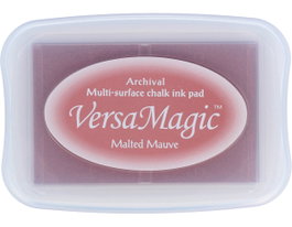 Tsukineko VERSAMAGIC Encreur malva malteada effet craie 95x65mm