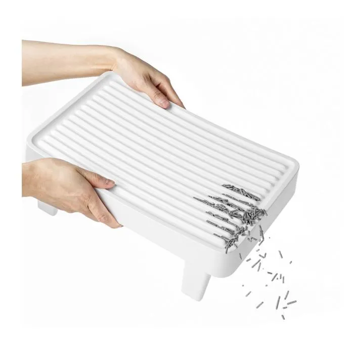 Petkit - Marche pour litière automatique - Compatible PURAMAX et PuroBOT - Confort pour chats âgés - Grille anti-dérapante et retient la litière - Blanc