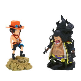 BANPRESTO Figura Portgas D.Ace Vs Marshall.D.Teach Log Stories One Piece 8cm