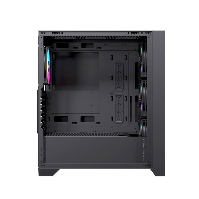 Einarex P600 Boîtier Gaming RGB ATX Verre Trempé Noir