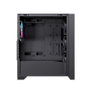 Einarex P600 Boîtier Gaming RGB ATX Verre Trempé Noir