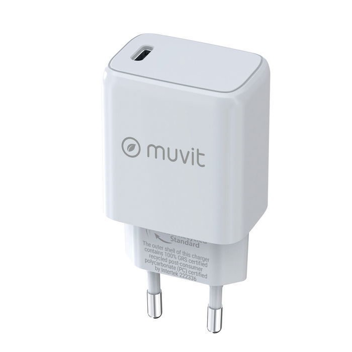 Chargeur mural Muvit MCACC0014 Blanc 30 W