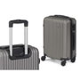 ARTE REGAL Set de 3 valises Liston ABS Gris foncé
