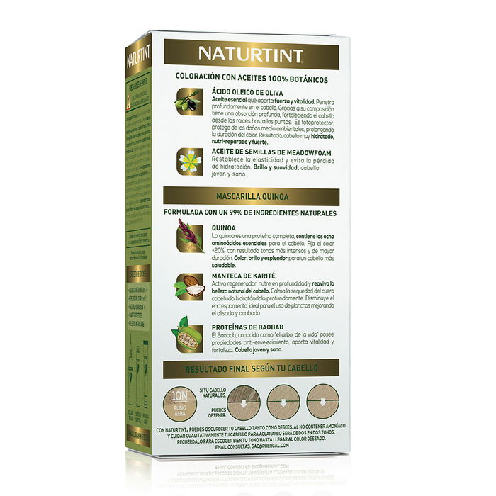 Naturtint Coloration sans ammoniaque #10N-Alba Blonde 170 ml