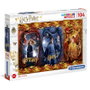 Clementoni Puzzle Harry Potter - Harry, Ron et Hermione, 104 pièces, 48.5x33.5 cm