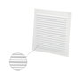 WOLFPACK LINEA PROFESIONAL Rejilla de ventilación en aluminium blanc avec moustiquera 175 x 175 mm.