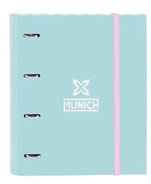 Munich Reliure à anneaux Munich Heaven Bleu ciel 27 x 32 x 3,5 cm