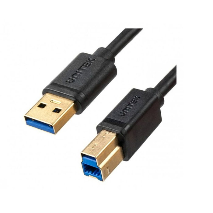 Unitek Câble USB 3.0 A vers USB B C14095BK-2M Noir 2 m Unitek Câble USB 3.0 A vers USB B C14095BK-2M Noir 2 m