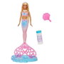 Mattel Poupée Sirène Barbie Fantaisie à Bulles de Savon 32 x 25 x 6 cm - Pour Enfants de 36 Mois et Plus