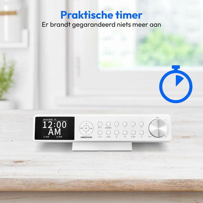 Medion Radio de Cuisine DAB+ Blanc