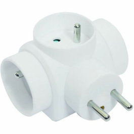 GAO Multiprise Blanche 3 Prises Schuko 16A