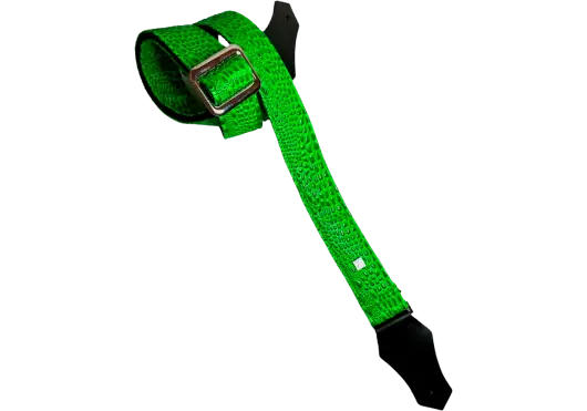 GETM Corrèle Guit/Bajo - Aussie Gator Jd Neon Getm - Sangle guitare/basse réglable vert fluo 165 cm GETM Corrèle Guit/Bajo - Aussie Gator Jd Neon Getm - Sangle guitare/basse réglable vert fluo 165 cm