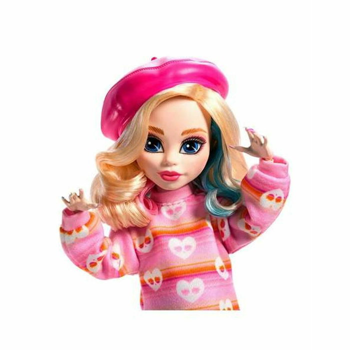 Monster High Enid Sinclair - Poupée en tenue rose avec accessoires
