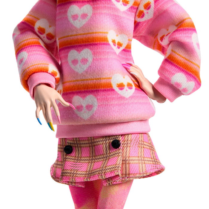 Monster High Enid Sinclair - Poupée en tenue rose avec accessoires