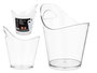 Kinvara Cubitera pour bouteilles avec anse 5L transparent 20x29x26cm Plastique (Set de 6)