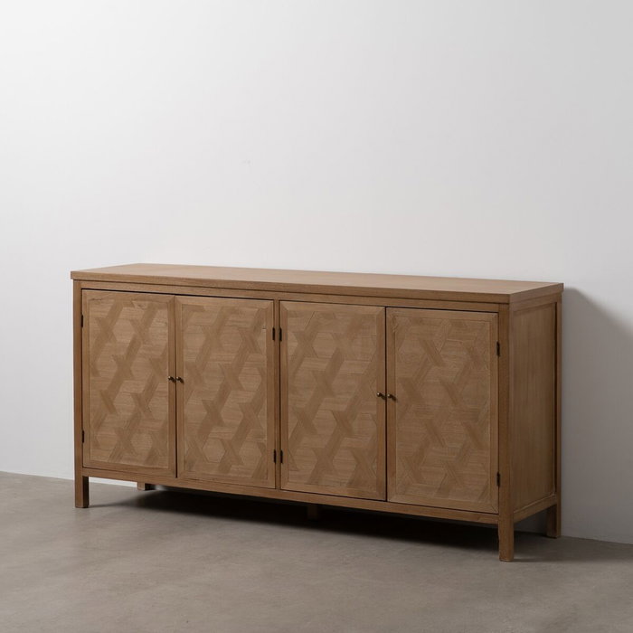 Buffet BRAYAN Naturel Bois MDF 160 x 40 x 80 cm