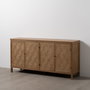 Buffet BRAYAN Naturel Bois MDF 160 x 40 x 80 cm