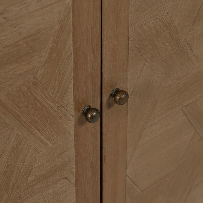 Buffet BRAYAN Naturel Bois MDF 160 x 40 x 80 cm