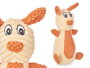 Mascow Peluche Lapin avec Son Mascotte 25 x 50 x 18 cm Tissu (Set de 12)