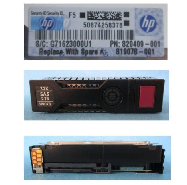 Hewlett Packard Enterprise - Disque dur serveur Midline SAS 3.5" 2TB - HDD pour stockage de masse et applications datacenter