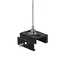 Suspension pour rail triphasé noir 1 mètre [HO-SUS-T-N]