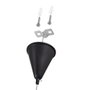 Kit de Suspension pour Rail Triphasé Noir 1 Mètre HO-SUS-T-N