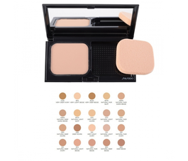 Shiseido - Fond de Teint Compact Sheer Matifying Rechargeable - Finition Sans Huile Durable - Teint Ocre Clair Naturel O20 SPF 10 - 9.8 g
