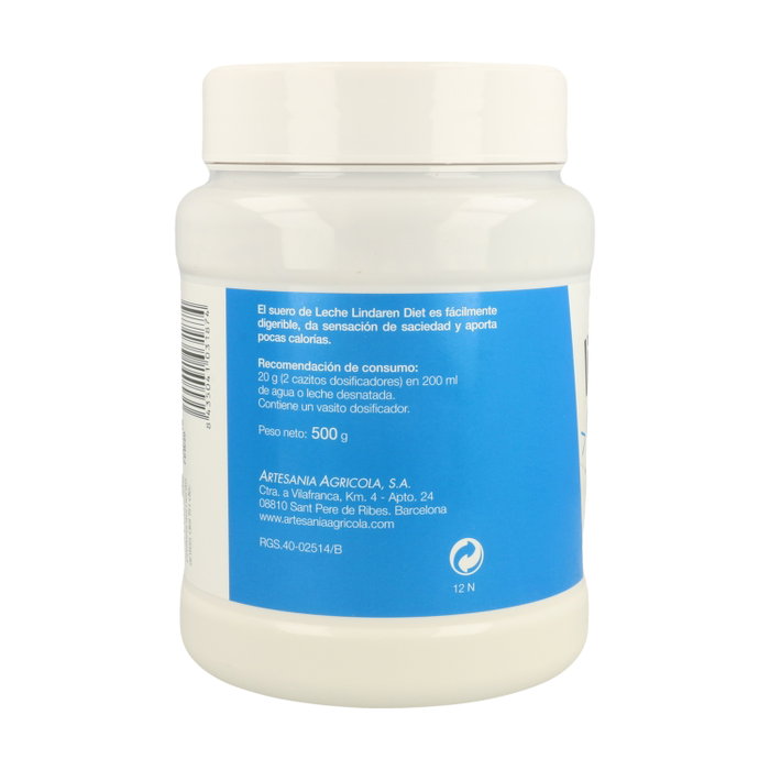 ARTESANIA AGRICOLA Lindaren Suero de Leche Neutro en poudre 500 g ARTESANIA AGRICOLA Lindaren Suero de Leche Neutro en poudre 500 g