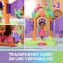 Spin Master - Playset de Transformation de Poupée Gabby et la Maison Magique Fairylandia - Univers Féerique avec Poupée Gabby et Accessoires