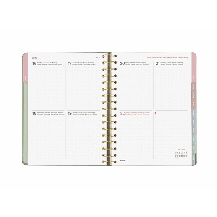 Agenda Finocam OPTIMAL quarto 15,5 x 21,5 cm 2026 Agenda Finocam OPTIMAL quarto 15,5 x 21,5 cm 2026