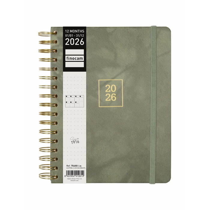 Agenda Finocam OPTIMAL quarto 15,5 x 21,5 cm 2026 Agenda Finocam OPTIMAL quarto 15,5 x 21,5 cm 2026