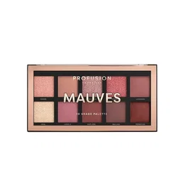 Profusion Cosmetics Palette de fards à paupières Mauves, 10 nuances
