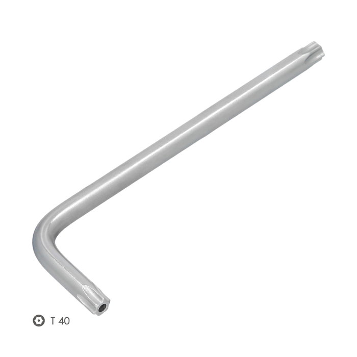 WOLFPACK LINEA PROFESIONAL Clé Torx inviolable longue T40 WOLFPACK LINEA PROFESIONAL Clé Torx inviolable longue T40